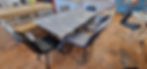 Trieste ceramic extending dining table