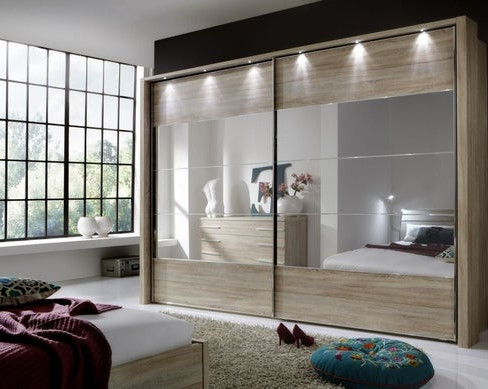 German sliding wardrobe at pear mill beds