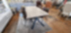 Newburgh curved dining table