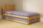 wooden pull out guestbed
