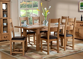 "Beautiful Classic Oak Dining Tables at Pear Mill Beds, Sofas & Furniture"