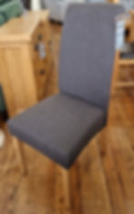 Westbury Roll Back Fabric Dining Chair