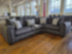 Glamour Corner Fabric Sofa